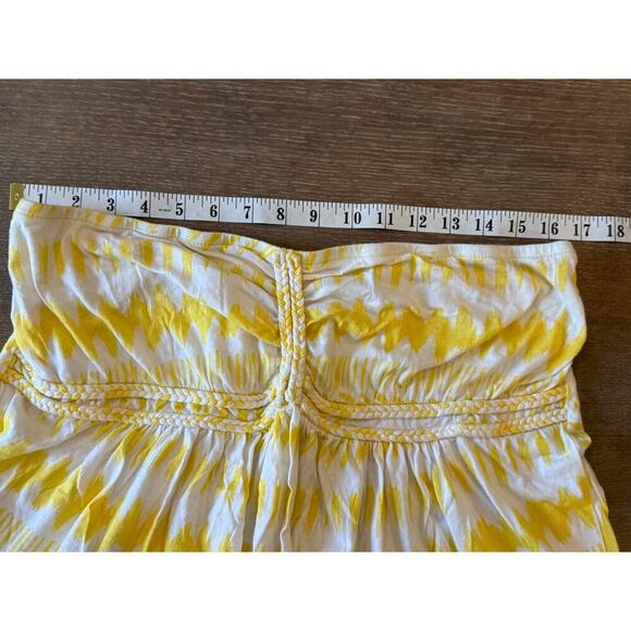 LANE BRYANT Yellow Strapless Summer Top Shirt size 14 / 16 - Picture 6 of 7